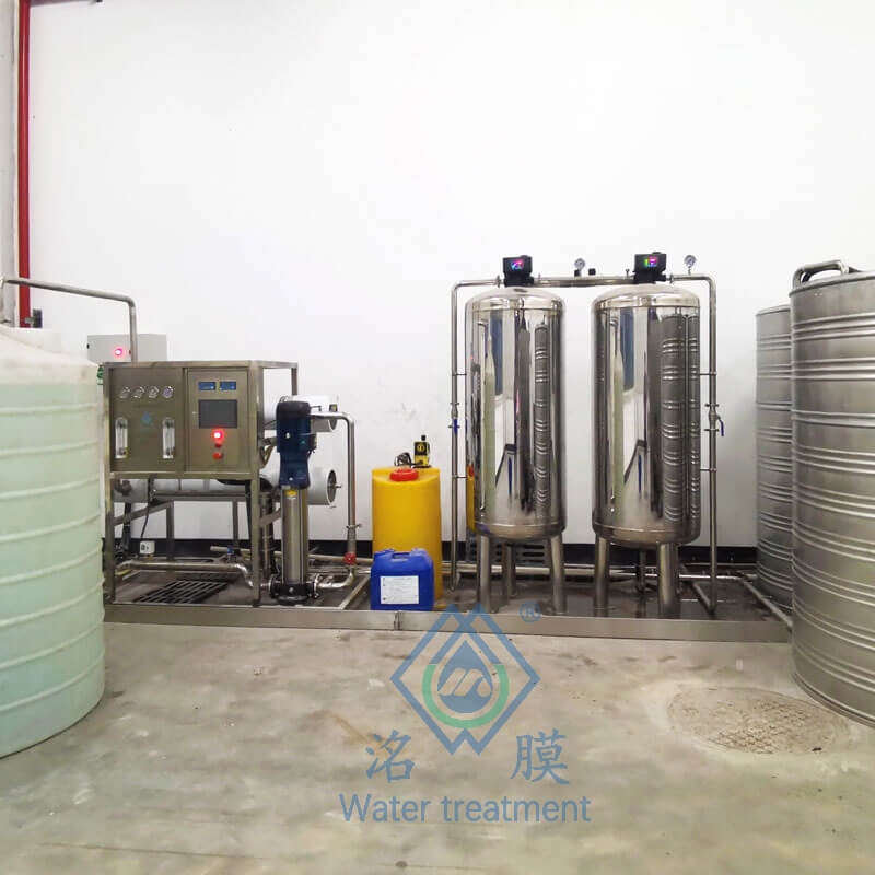 Brunei-All SS316L Reverse Osmosis Desalination System for Steam Boiler Water 2TPH