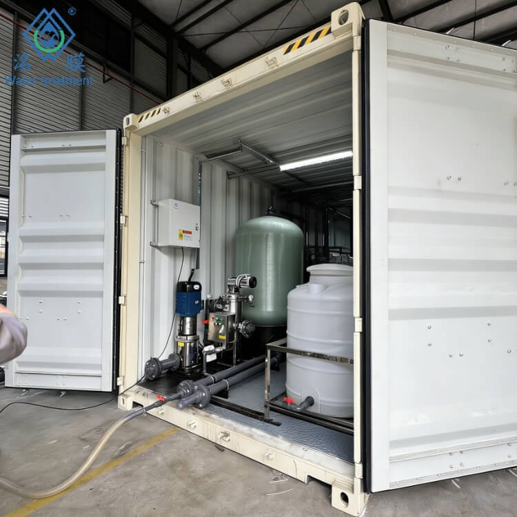 Peru – 30Tons Per Hour RO Containerized Sea Water Desalination System